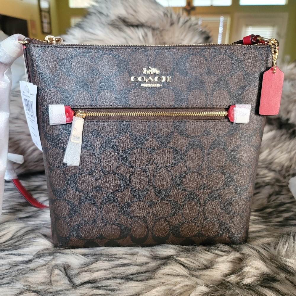 COACH Rowan File Bag In Signature Canvas